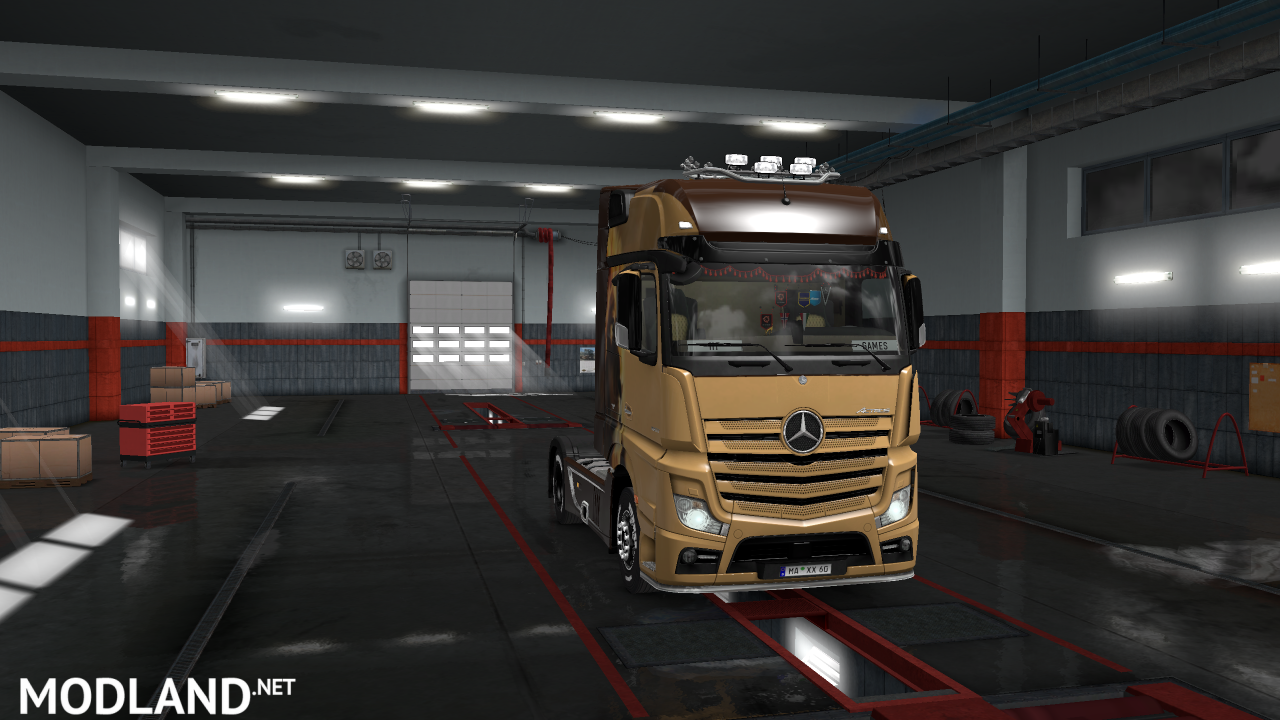  skins SIMON LOOS  for mercedes new actros BY HF  GAMES