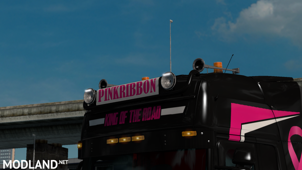 SCANIA RJL STREAMLINE PINK RIBBON SKIN