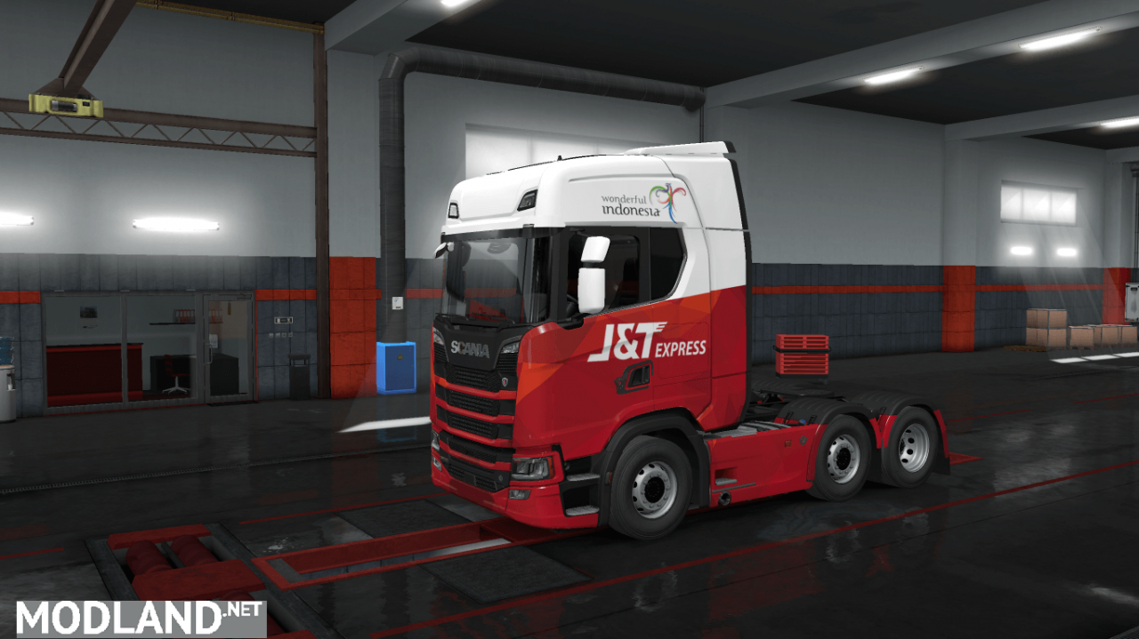 J&T Express Truck Skins 2.0 - ETS 2