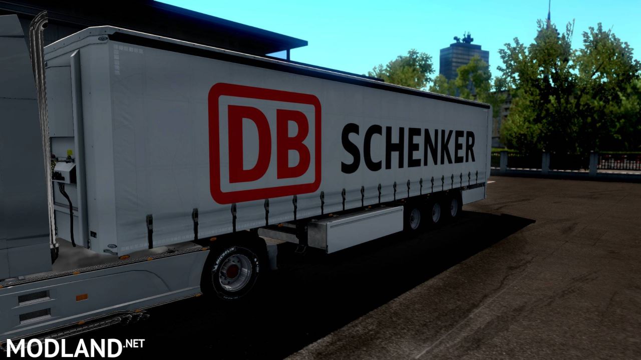 DB Schenker trailer skin