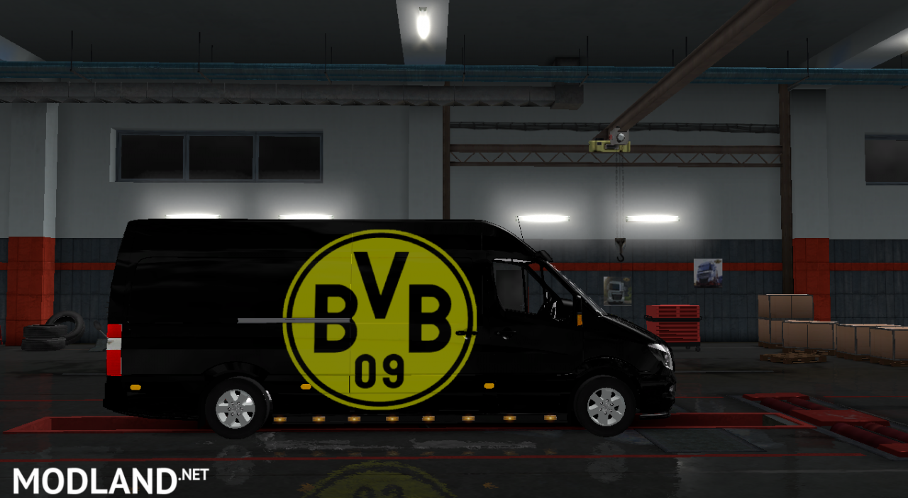 Mercedes sprinter 2015 Borussia Dortmund skin