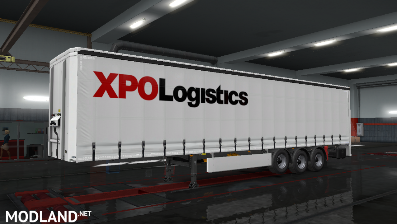 XPO Logistics Trailer Skin ETS2 1.37