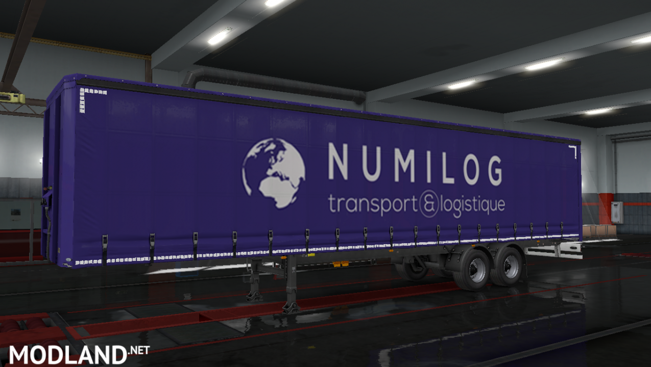 Numilog Logistics Trailer Skin ETS 2 1.37 1.38