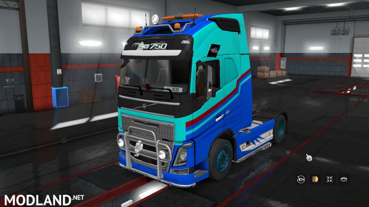 Euro Truck Simulator 2 volvo FH 2012 skin 1 36