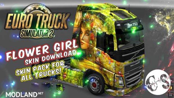 Flower Girl Skin Pack for All Trucks + Volvo Ohaha