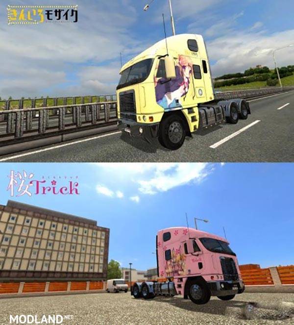 Freightliner Argosy Reworked Anime Skin Pack