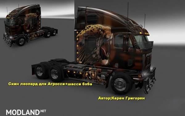 Freightliner Argosy Reworked Leopard Skin