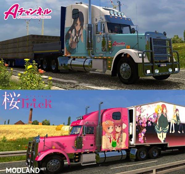 Freightliner Classic XL Anime Skin Pack