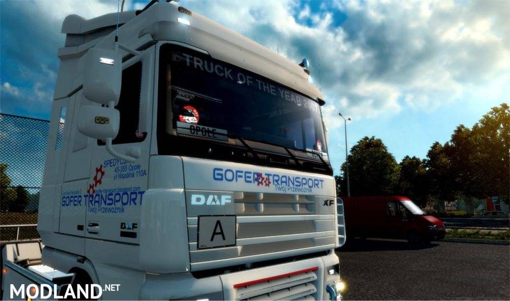 GOFER TRANSPORT PL SKIN for DAF XF 105