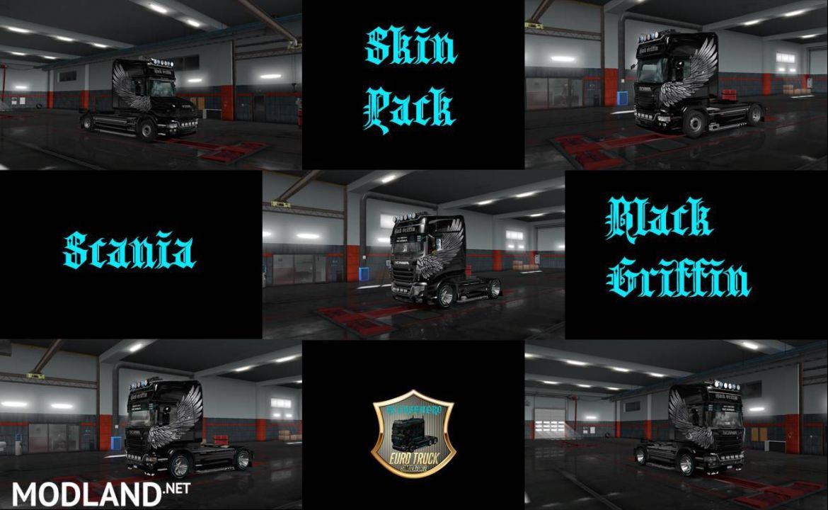 Black Griffin Scania SkinPack