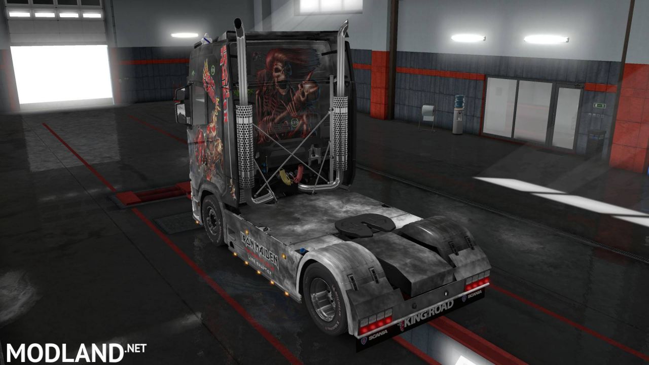 Scania S NG Iron Maiden skin
