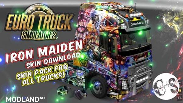 Iron Maiden Skin Pack for All Trucks