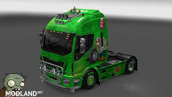 Iveco Hi Way Plants vs Zombies Skin