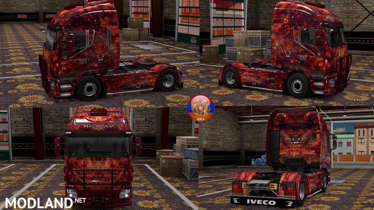 Iveco Hiway Furry Tiger Combo Skin Packs