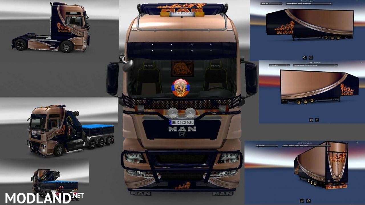 Man TGX and 2010 Man Style 2 Combo Skin Packs