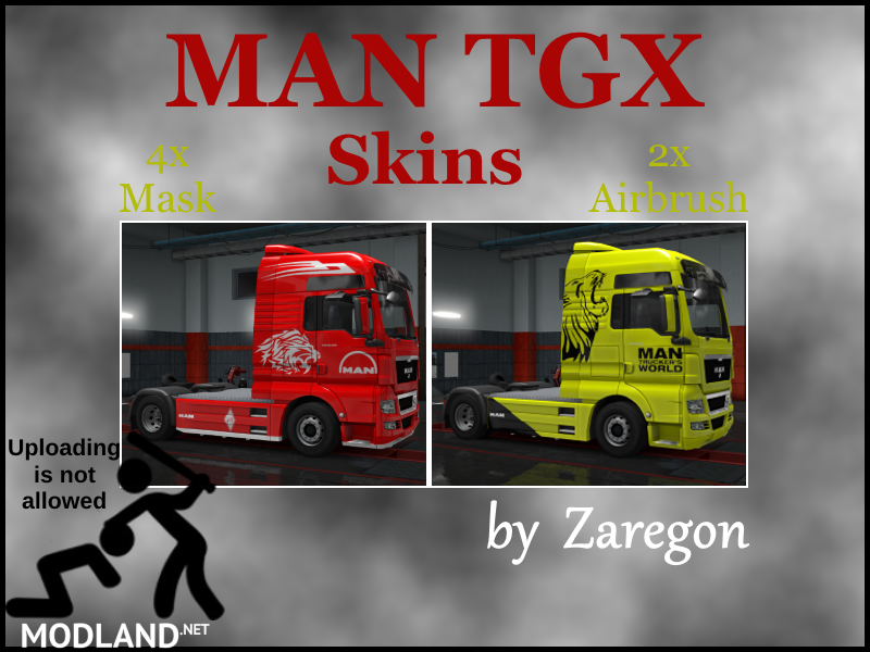 MAN TGX XXL Skins by Zaregon