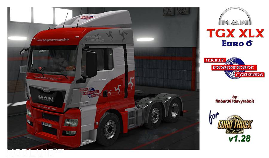 MAN TGX Euro 6 'XLX' of Manx Independent Carriers (MADster)