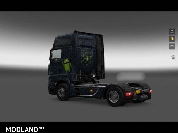 Mercedes Actros 2014 Android Skin