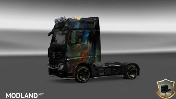 Mercedes Actros 2014 Branch Skin