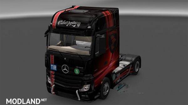 Mercedes Actros 2014 Ukrop Red Skin