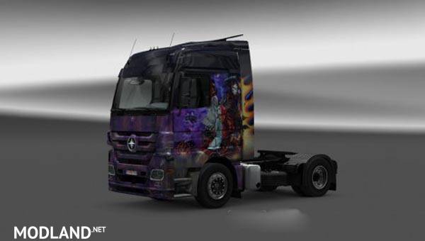 Mercedes Actros Graffiti Skin
