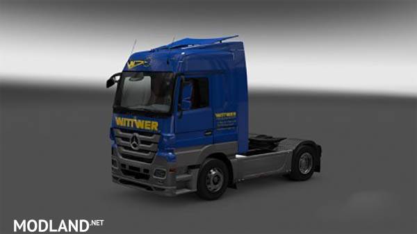 Mercedes Actros mega space Wittwer skin