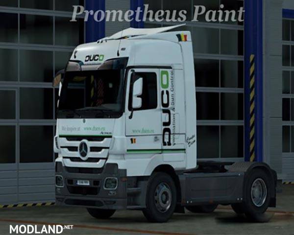 Mercedes Actros MP3 Duco Skin
