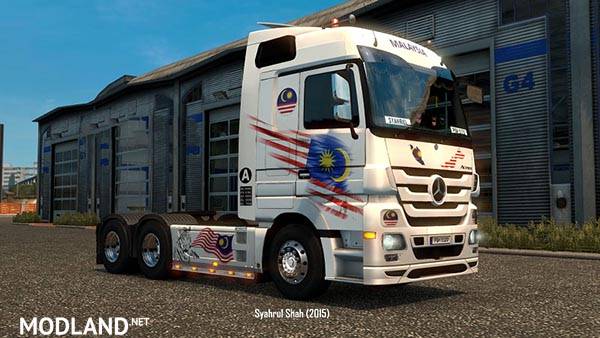 Mercedes Actros MP3 Malaysia Skin