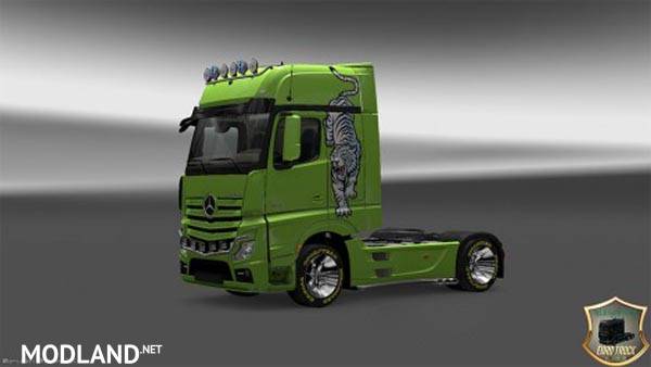 Mercedes Actros MP4 2014 Bars Skin