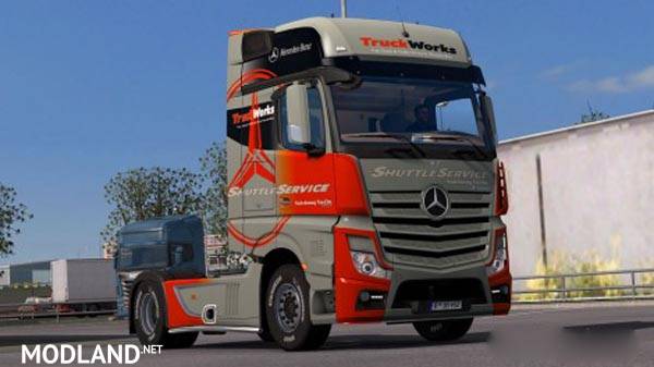 Mercedes Actros MP4 2014 Truck Works Skin