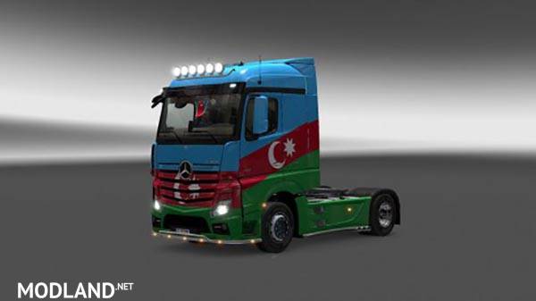 Mercedes Actros MP4 Azerbaijan Skin