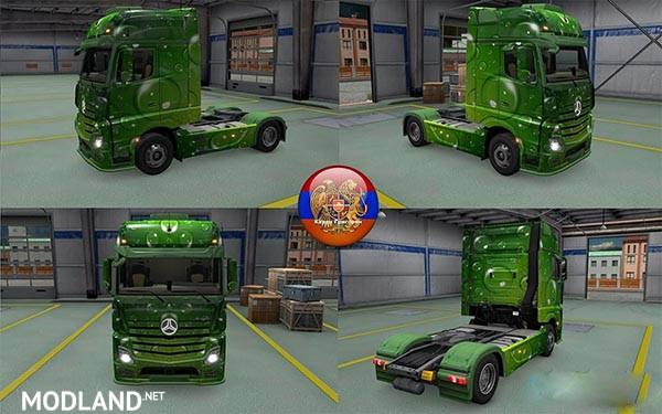 Mercedes Actros MP4 Drops Skin