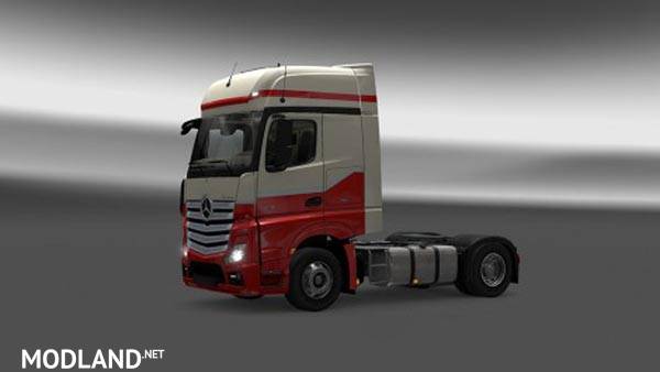 Mercedes Actros MP4 Redline Skin