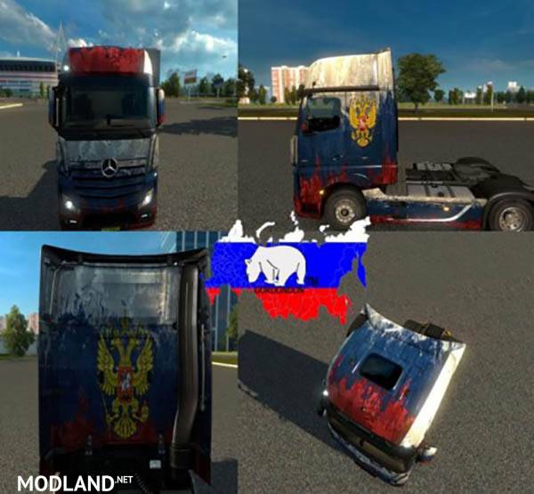 Mercedes Actros MP4 Russia Skin
