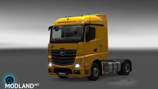 Mercedes Actros MPIV Waberers Skin Pack
