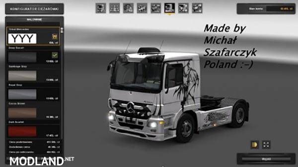 Mercedes Actros Tribal Skin