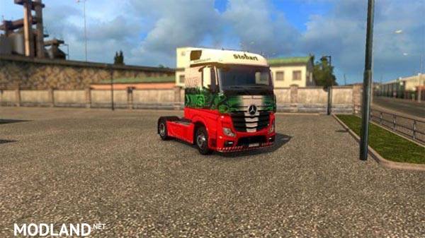 Mercedes-Benz Actros 2014 Stobart Skin