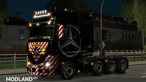 Mercedes MP4 8x4 Chasis Heavy Loads Skin