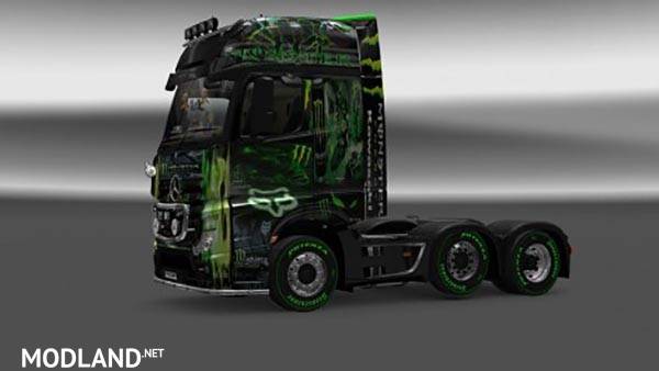 Mercedes MP4 Monster Energy Kawasaki Skin