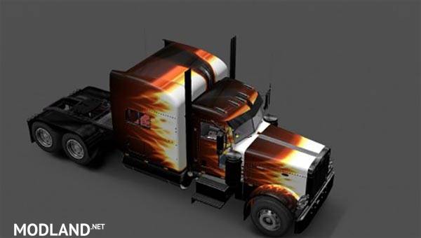 Peterbilt 389 Flame Skin