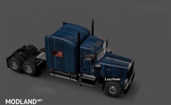 Peterbilt 389 Modified Abstract Striped Skin