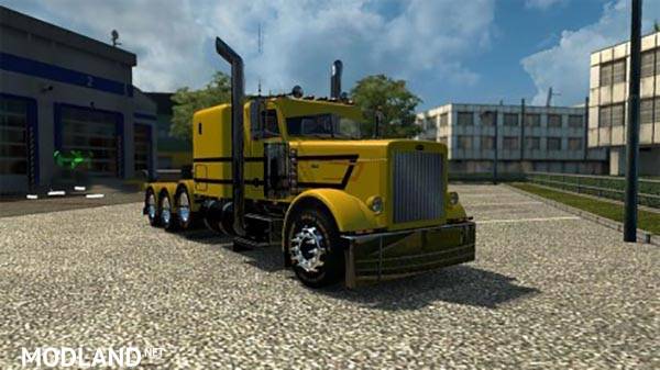 Peterbilt 389 Yellow Custom Skin
