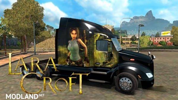 Peterbilt 579 Lara Croft Skin