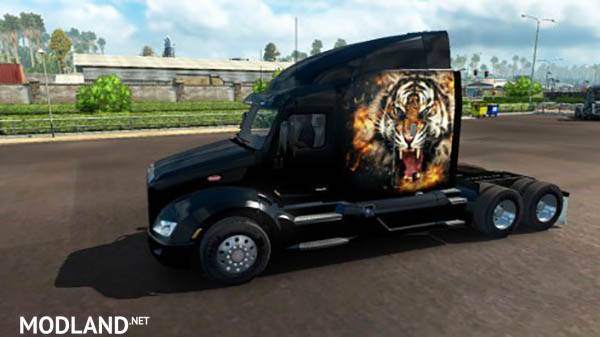 Peterlbilt 579 Tiger Skin