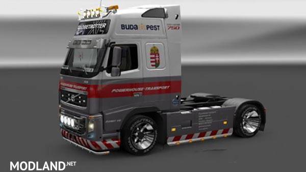 Powerhouse Volvo 2009 FH16 750HP Skin