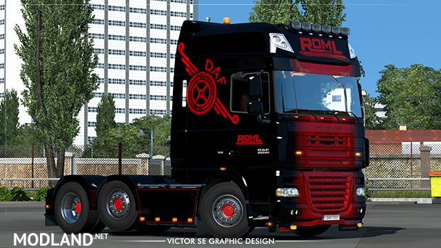 ROML Cargo Logistics Special DAF XF105 Skin