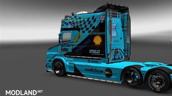 Racing Skin for Scania T Series Truck