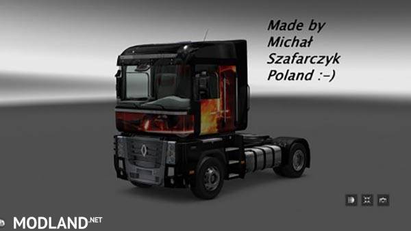 Renault Magnum Kylo Ren Skin