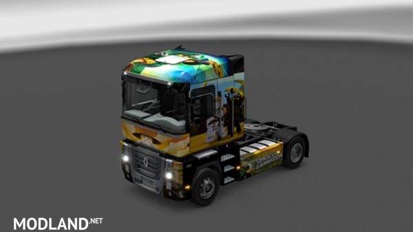 Renault Magnum Lego Ninjago Misters of Spinjitsu Skin