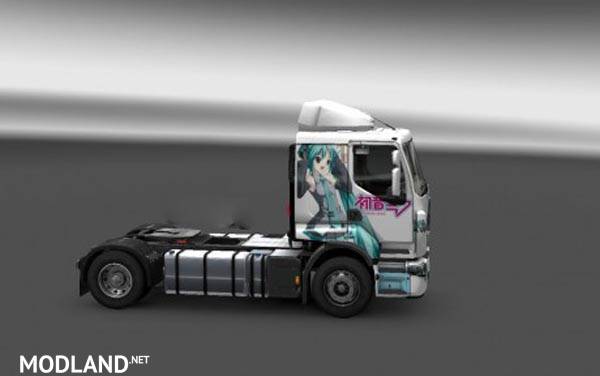 Renault Premium Hatsune Miku Skin